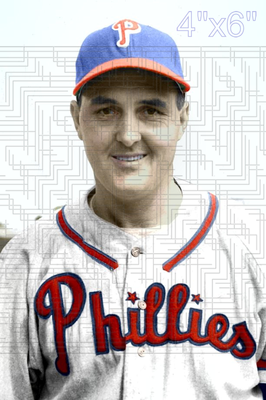 Dutch Leonard - 1947 Philadelphia Phillies - choose a size & style