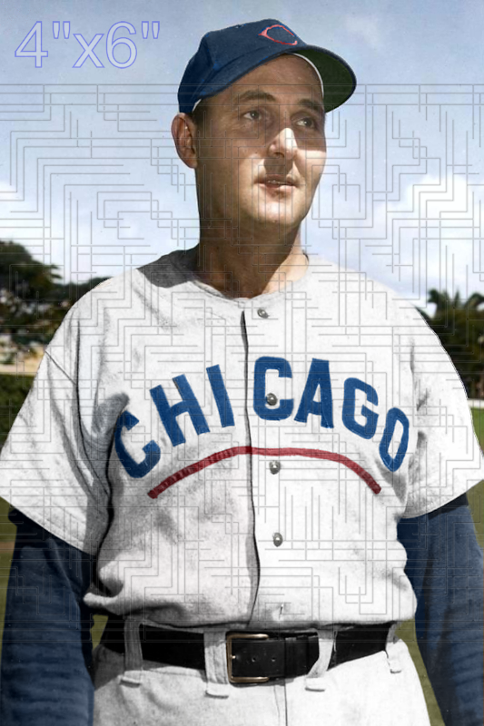 Dutch Leonard - 1952 Chicago Cubs - choose a size & style