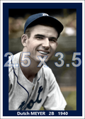 Dutch Meyer - 1940 Detroit Tigers - choose a size & style