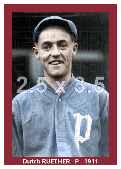 Dutch Ruether - 1911 Portland Beavers - choose a size & style