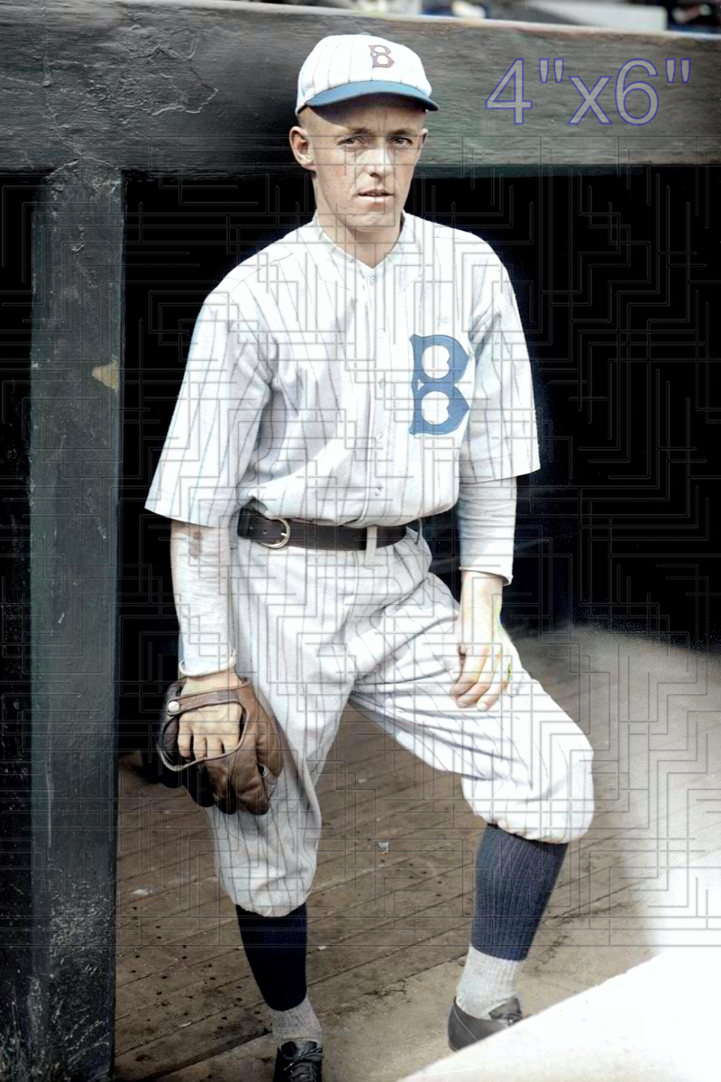 Dutch Ruether - 1922 Brooklyn Robins - choose a size & style