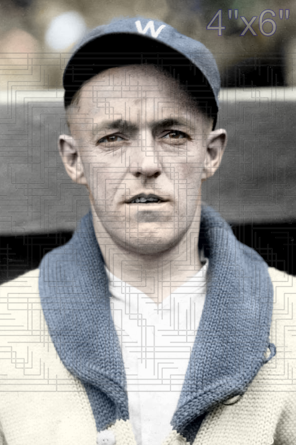 Dutch Ruether - 1925 Washington Senators - choose a size & style