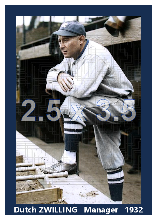 Dutch Zwilling - 1932 Kansas City Blues - choose a size & style