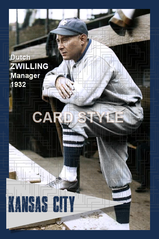 Dutch Zwilling - 1932 Kansas City Blues - choose a size & style