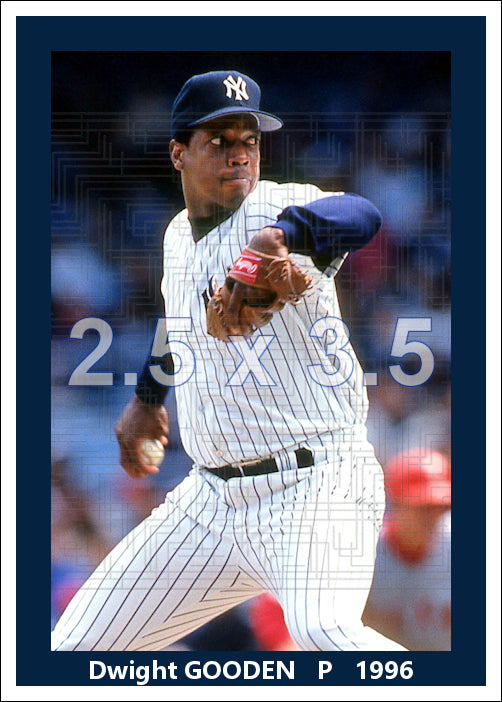 Dwight Gooden - 1996 New York Yankees - choose a size & style
