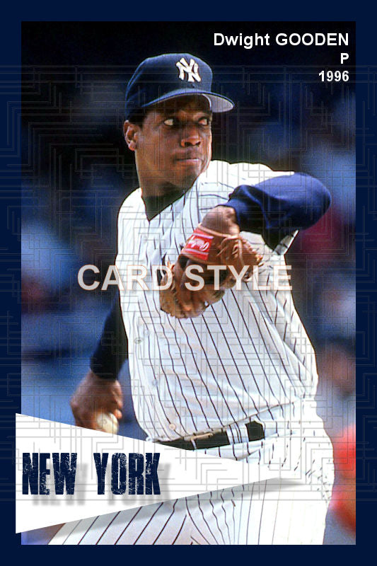 Dwight Gooden - 1996 New York Yankees - choose a size & style