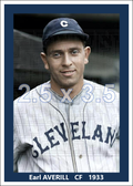 Earl Averill - 1933 Cleveland Indians - choose a size & style