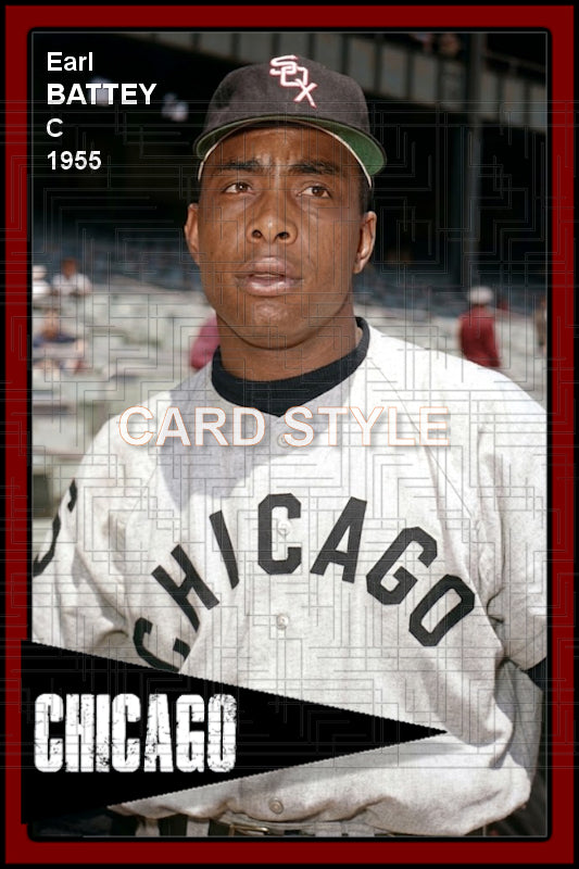 Earl Battey - 1955 Chicago White Sox - choose a size & style
