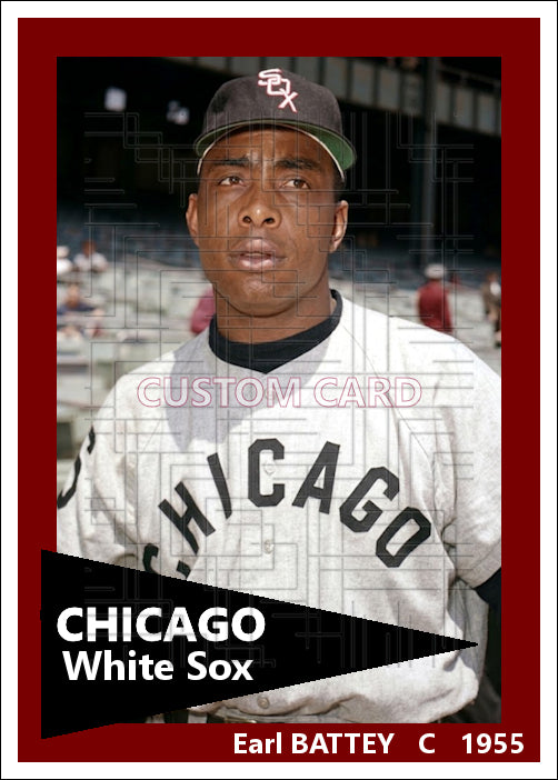 Earl Battey - 1955 Chicago White Sox - choose a size & style