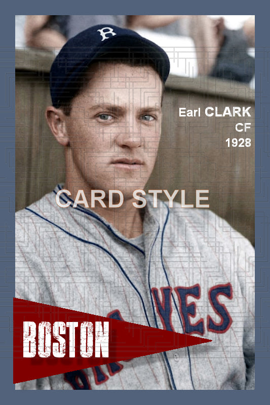 Earl Clark - 1928 Boston Braves - choose a size & style