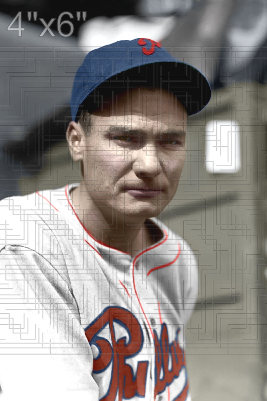 Earl Grace - 1936 Philadelphia Phillies - choose a size & style