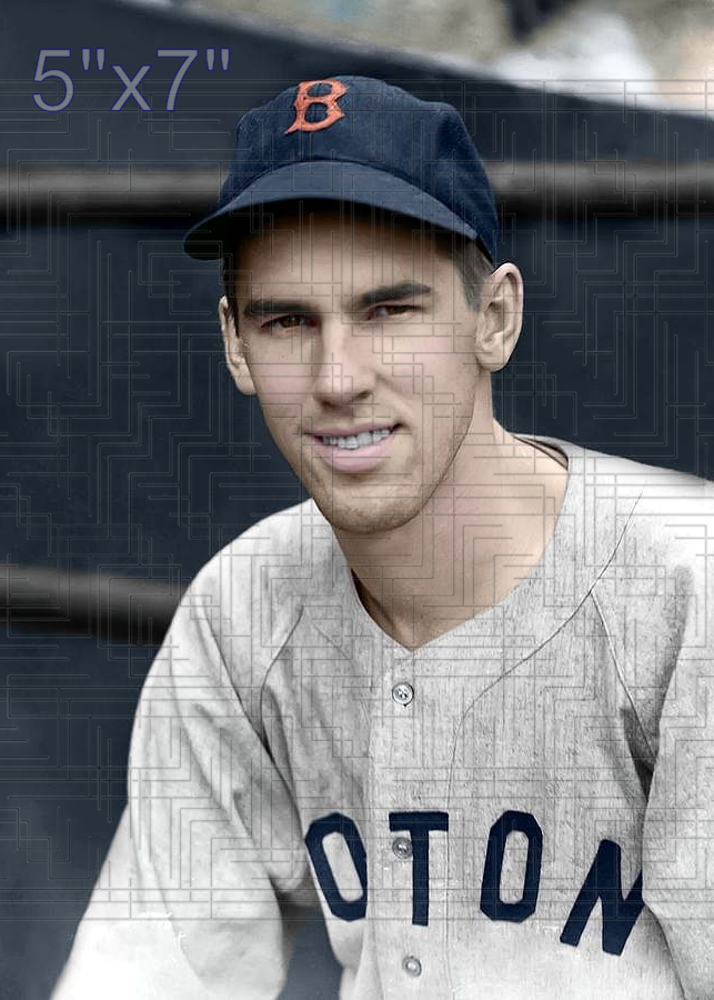 Earl Johnson - 1940-41 Boston Red Sox - choose a size & style
