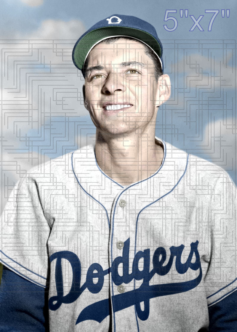 Earl Mossor  - 1951 Brooklyn Dodgers - choose a size & style