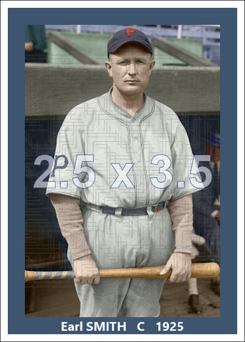 Earl Smith - 1925 Pittsburgh Pirates - choose a size & style