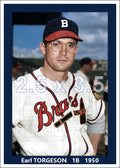 Earl Torgeson - 1950 Boston Braves - choose a size & style