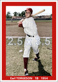 Earl Torgeson - 1954 Philadelphia Phillies - choose a size & style