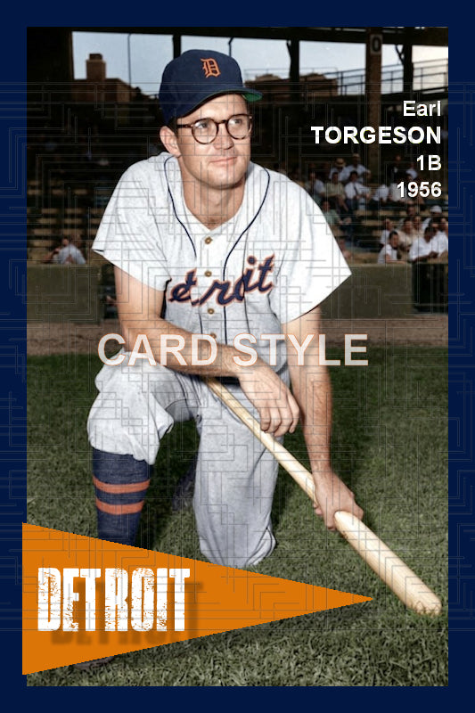 Earl Torgeson - 1956 Detroit Tigers - choose a size & style