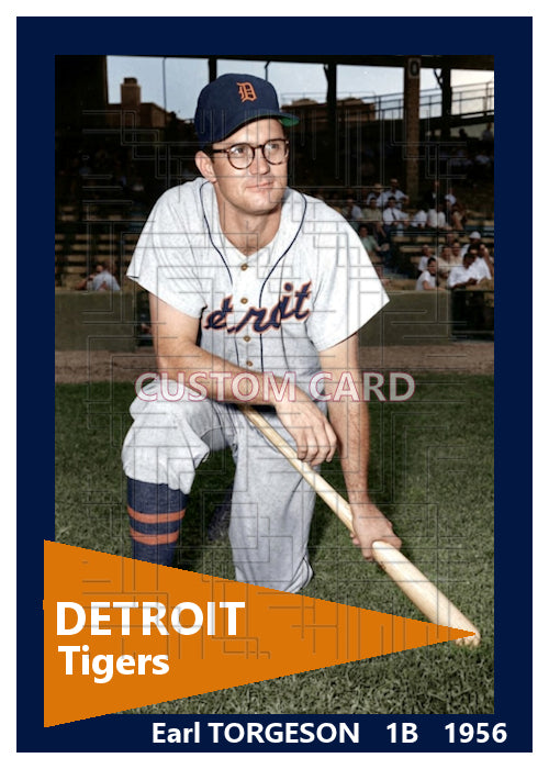 Earl Torgeson - 1956 Detroit Tigers - choose a size & style