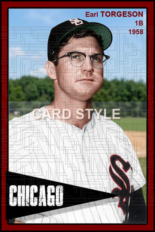 Earl Torgeson - 1958 Chicago White Sox - choose a size & style