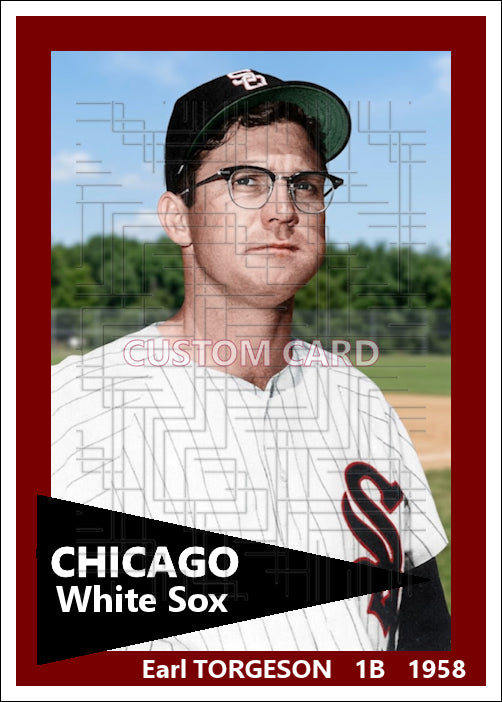 Earl Torgeson - 1958 Chicago White Sox - choose a size & style