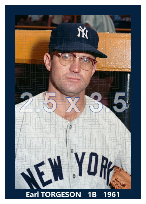 Earl Torgeson - 1961 New York Yankees - choose a size & style