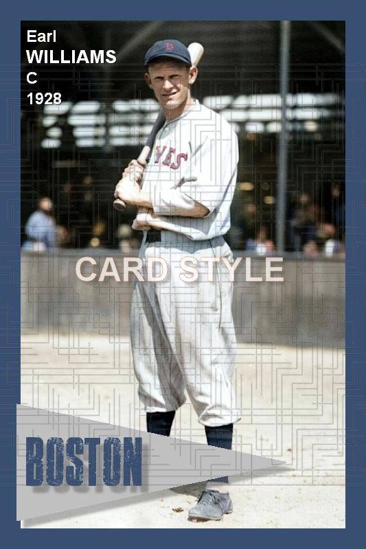 Earl Williams - 1928 Boston Braves - choose a size & style