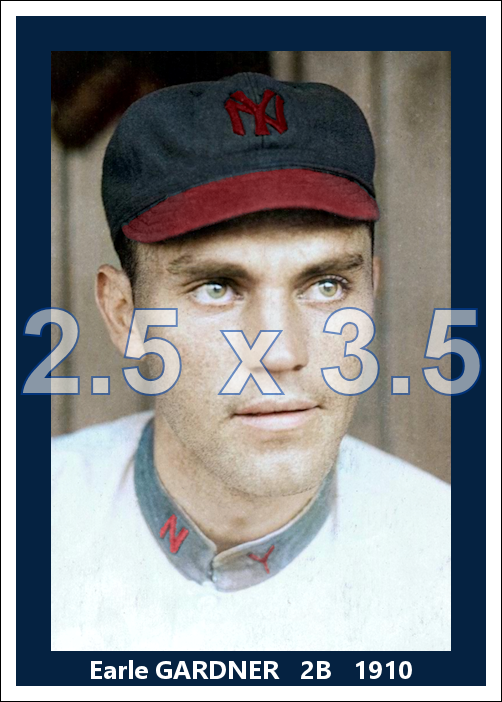 Earle Gardner - 1910 New York Highlanders - choose a size & style
