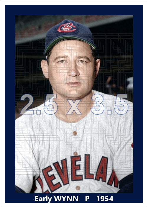 Early Wynn - 1954 Cleveland Indians - choose a size & style