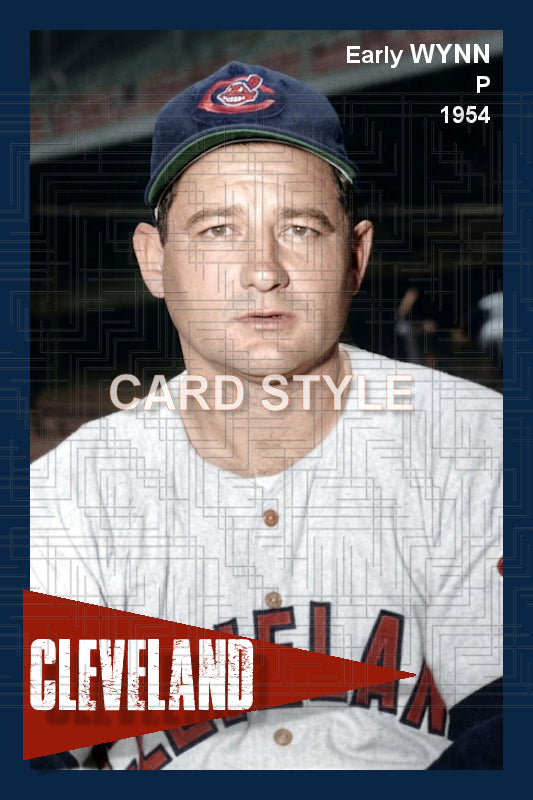 Early Wynn - 1954 Cleveland Indians - choose a size & style