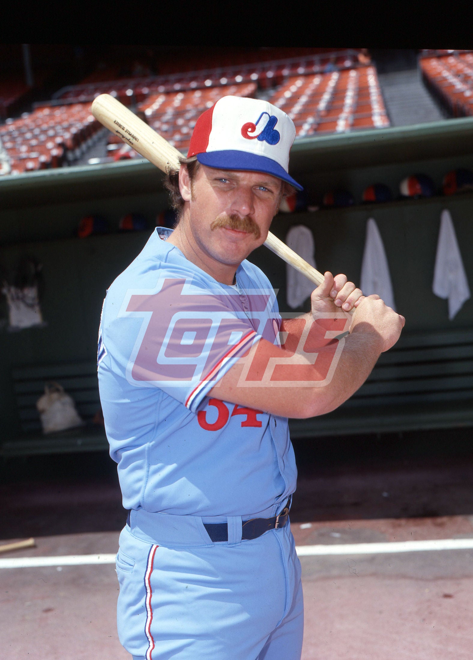 Ed Herrmann - 1978 Montreal Expos - original ToppsVault medium format color transparency