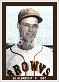 Ed Albrecht - 1950 St. Louis Browns - choose a size & style