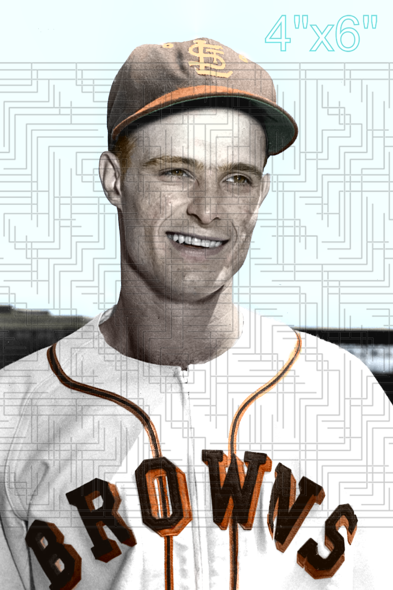 Ed Albrecht - 1950 St. Louis Browns - choose a size & style