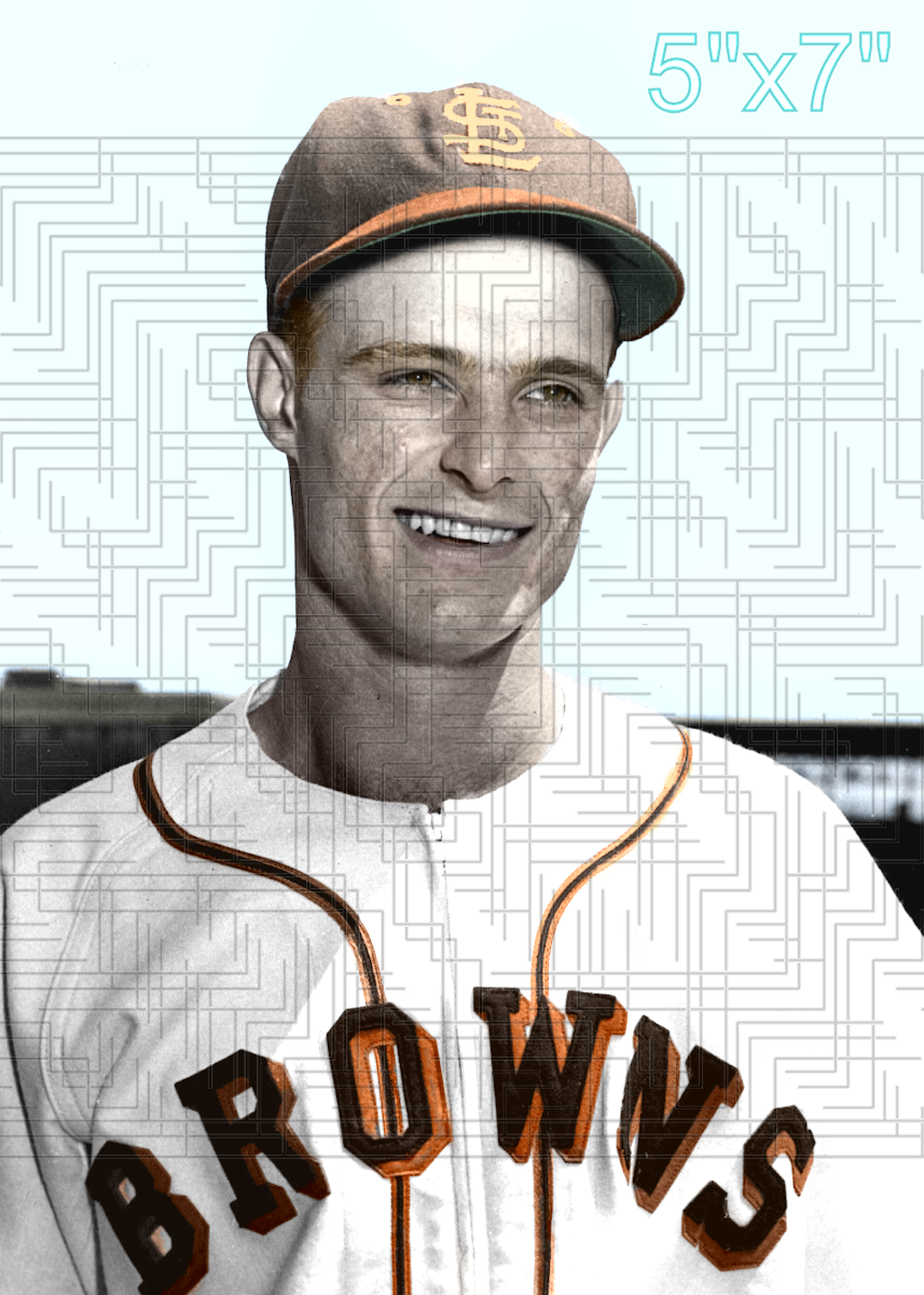 Ed Albrecht - 1950 St. Louis Browns - choose a size & style