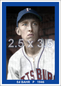 Ed Bahr - 1946 Pittsburgh Pirates - choose a size & style