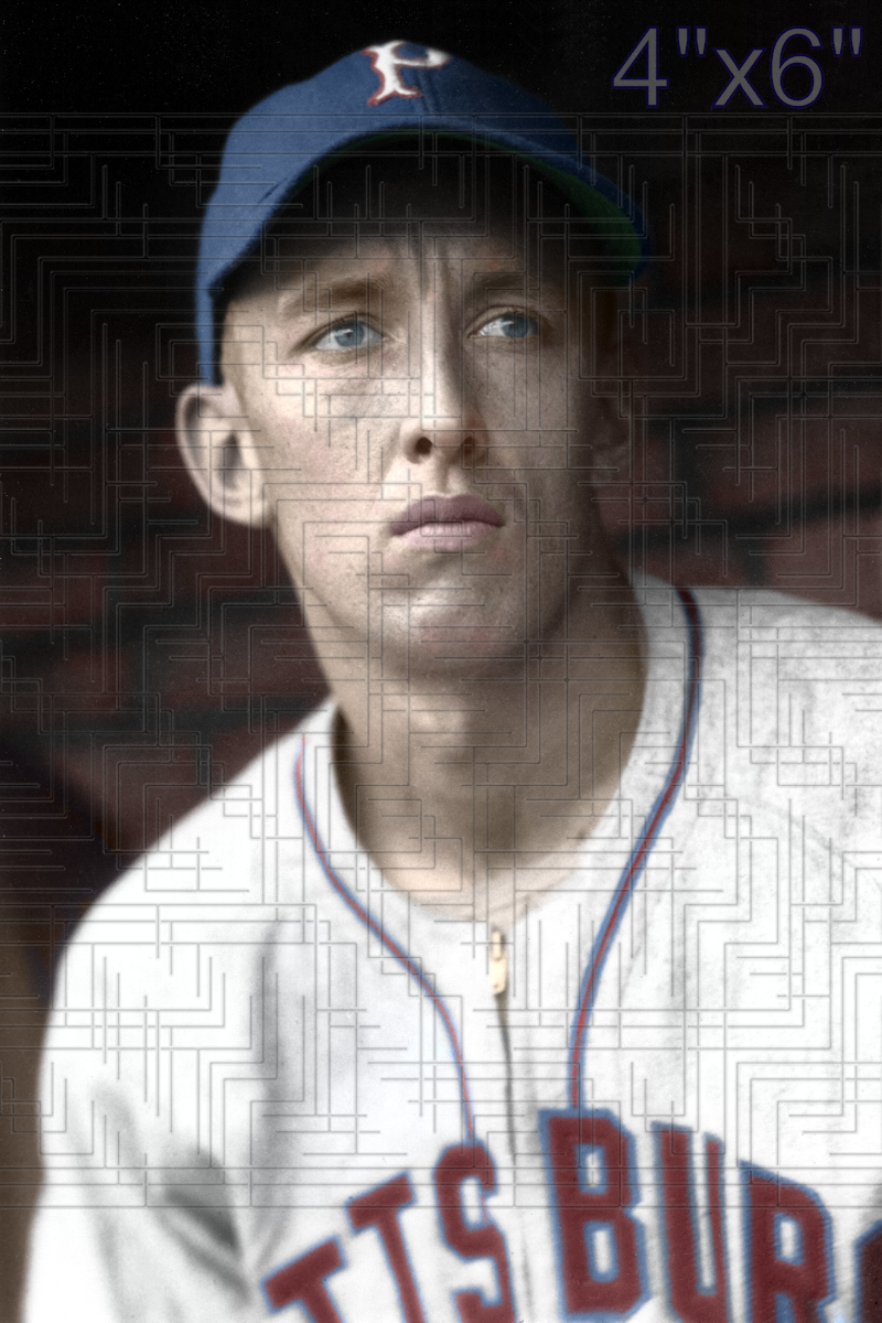 Ed Bahr - 1946 Pittsburgh Pirates - choose a size & style