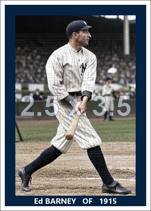 Ed Barney - 1915 New York Yankees - choose a size & style