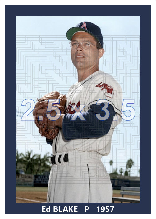 Ed Blake - 1957 Kansas City Athletics - choose a size & style