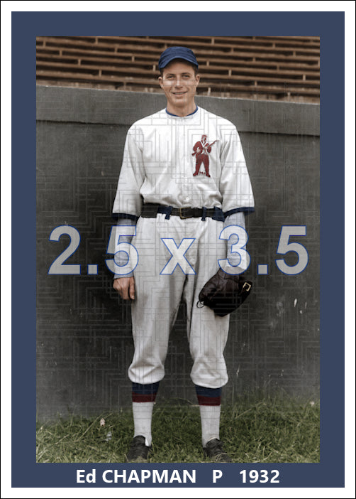 Ed Chapman - 1932 Greensboro Patriots - choose a size & style