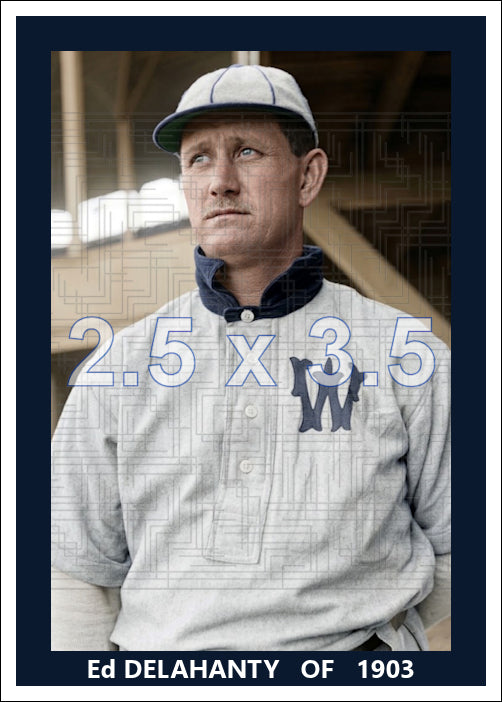 Ed Delahanty - 1903 Washington Senators - choose a size & style