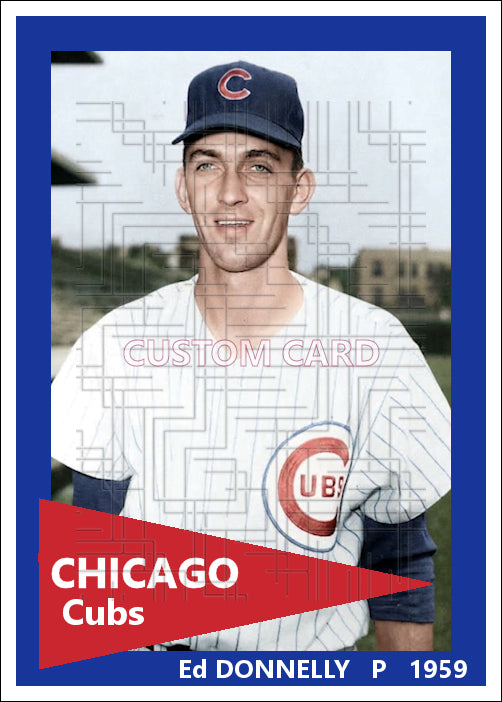 Ed Donnelly - 1959 Chicago Cubs - choose a size & style