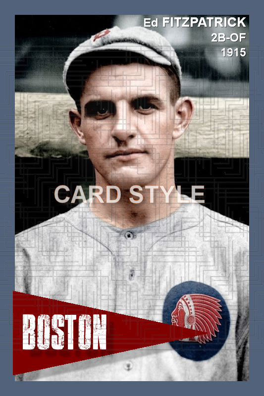 Ed Fitzpatrick - 1915 Boston Braves - choose a size & style