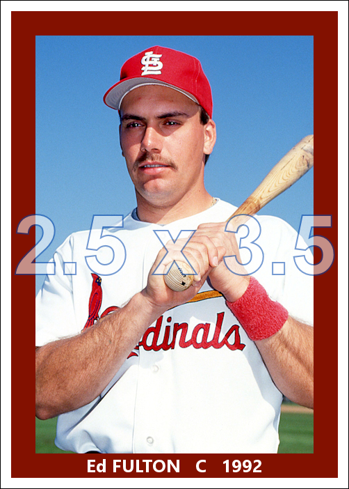 Ed Fulton - 1992 St. Louis Cardinals - choose a size & style