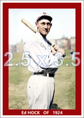 Ed Hock - 1924 Cincinnati Reds - choose a size & style