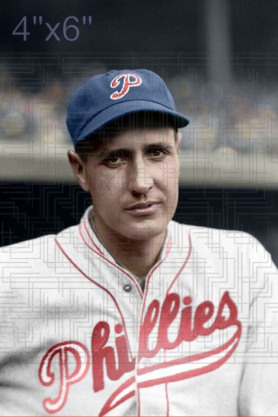 Ed Holley - 1934 Philadelphia Phillies - choose a size & style