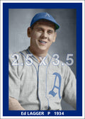 Ed Lagger - 1934 Philadelphia Athletics - choose a size & style