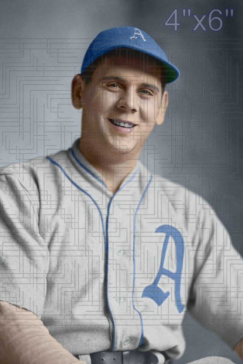 Ed Lagger - 1934 Philadelphia Athletics - choose a size & style