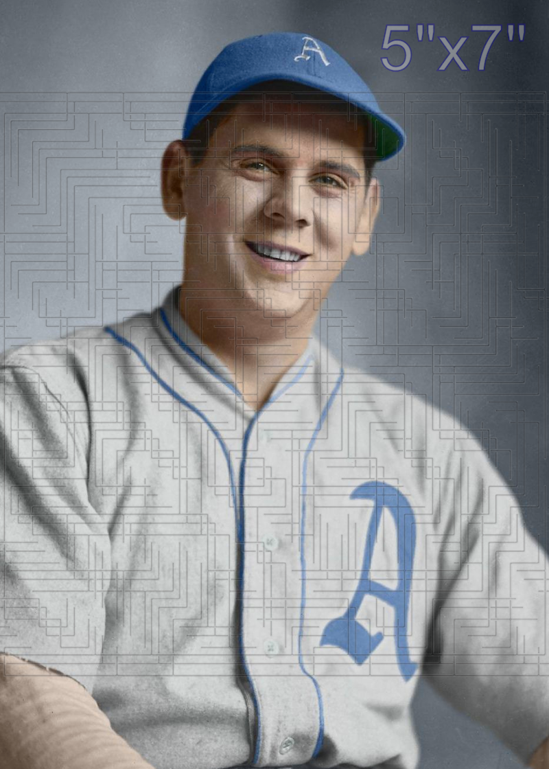 Ed Lagger - 1934 Philadelphia Athletics - choose a size & style