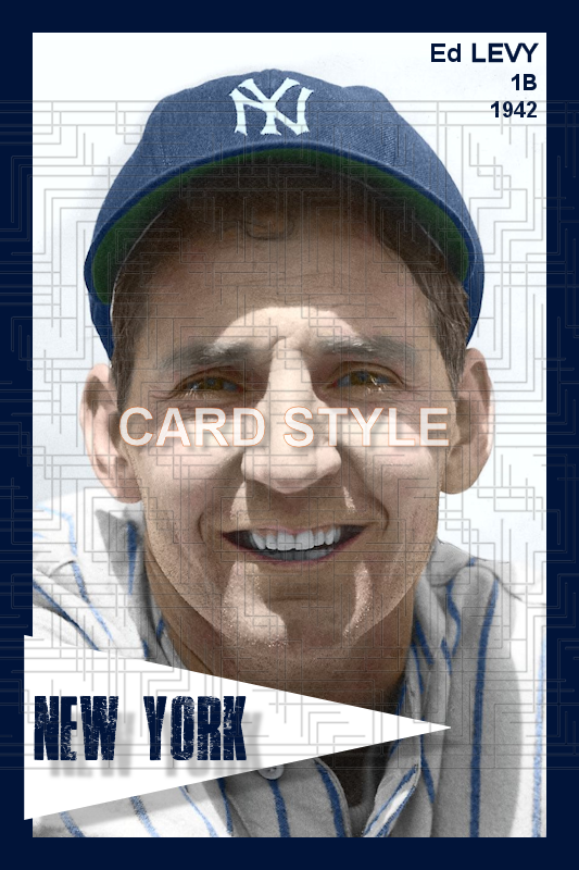 Ed Levy - 1942 New York Yankees - choose a size & style