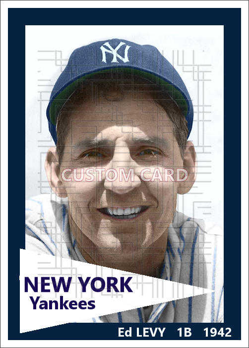 Ed Levy - 1942 New York Yankees - choose a size & style
