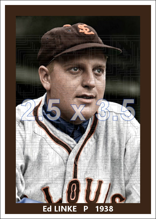 Ed Linke - 1938 St. Louis Browns - choose a size & style